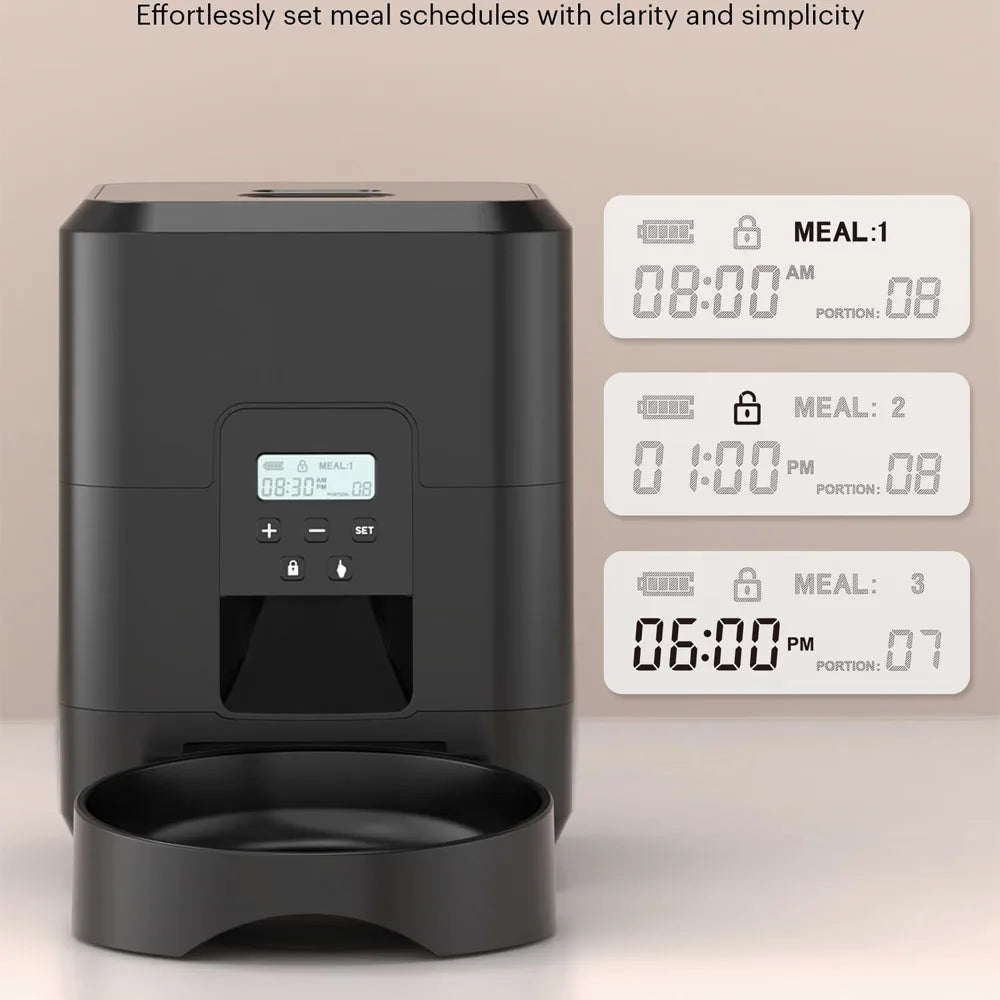 Automatischer Futterautomat mit Timer & LCD-Display
