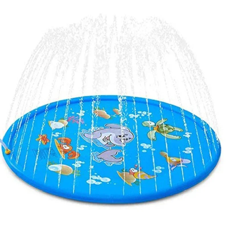 Splash Sprinkler Pad für Hunde & Kinder – Sommer Wasserspielmatte